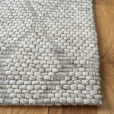 Marbella Beige Flat Woven Wool Synthetic 3' x 5' Rug