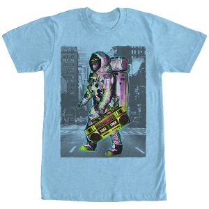Men's Lost Gods Astronaut Chimpanzee Boombox City T-Shirt - 1 of 3