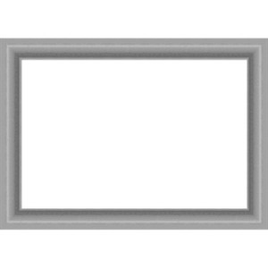 Amanti Art Peak Polished Nickel Framed Dry Erase Magnetic Board - 1 of 4
