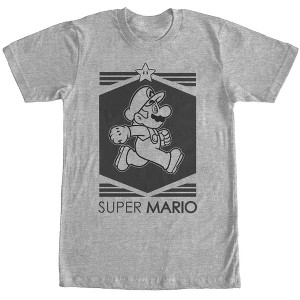 Men's Nintendo Super Mario Star T-Shirt - 1 of 4