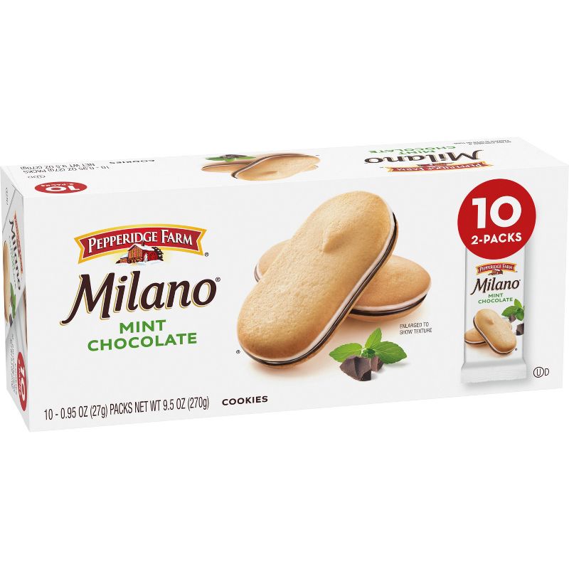 Pepperidge Farm Milano Mint Chocolate Cookies - 9.5oz, 6 of 9