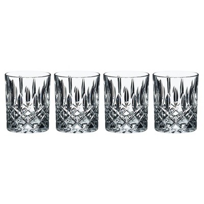 Riedel 0515-02S3 Spey Collection Crystal Scotch, Brandy, Cognac, & Bourbon Cocktail Tumbler 10.4 Ounce Whiskey Glasses Set (4 Pack)