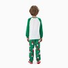 PATPAT Family Christmas Pjs Matching Sets Holiday Jammies Sleepwear Christmas Pajamas Green Elf For Family Kids - 4 of 4