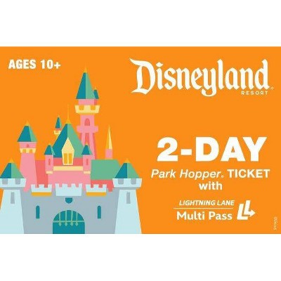 Disneyland 2-Day Park Hopper Ticket with Lightning Lane Multi Pass $479 (Ages 10+)