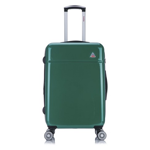 InUSA Avila 24" Hardside Spinner Suitcase - Green