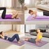 Yoga Mat, Exercise Yoga Mat with Non-Slip Design, 72" x 24" TPE Exercise Mat, Multi-Purpose Workout Mat for Women, Pilates Fitness and Floor Exercises - 4 of 4