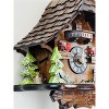 14" Wooden Cuckoo Clock with Animated Fisherman & Cottage Scene By River City Clocks - 4 of 4