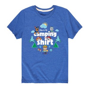 Boys' - Paw Patrol - This Is My Camping Shirt Short Sleeve Graphic T-Shirt - 1 of 4