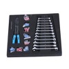 Mechanical four drawer toolbox, roller tool cart, metal toolbox, garage storage cabinet - 4 of 4