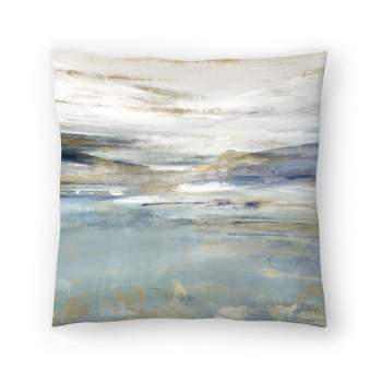 Americanflat Coastal Upon A Clear Ii By Pi Creative Art Throw Pillow