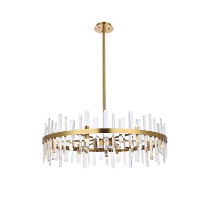 Elegant Lighting Serena 16 - Light Chandelier in  Satin Gold
