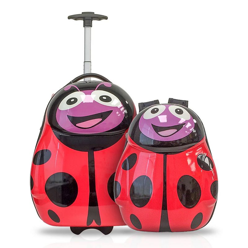 TUCCI Cuddlebug 2-Piece ABS Hardside Kids' Luggage Set with Backpack, 1 of 6