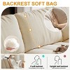 Combination Sofa Three Seat Pet Friendly Couch With Scratch Resistant Fabric, Asymmetrical Armrests, Bacta Style Upholstered Sofa-Maison Boucle - 4 of 4