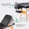 Spa Bed Portable Lash Bed Massage Bed Foldable Spa Tables Adjustable  with Non-woven Bag - 3 of 4