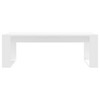 vidaXL Modern Rectangular Coffee Table in White - Engineered Wood Construction, Easy Clean, 40.2"x19.7"x13.8", Quick Assembly Required - 4 of 4