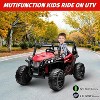 12V Kids Ride On UTV Truck, Electric Car Toy with Remote, LED Lights, Music, Large Seat & 2 Spring Suspension - 2 of 4