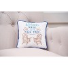C&F Home 10" x 10" Small/Petite "Relax You're on Lake Time" Embroidered Accent Throw Pillow - 2 of 4