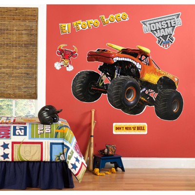 Birthday Express Monster Jam El Toro Giant Wall Decal