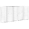vidaXL Gabion Wall with Covers Galvanized Steel 118.1"x11.8"x19.7" - 2 of 4