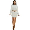 Harlow & Rose Belted Chenille Balloon Sweaterdress - 4 of 4