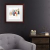 Victoria Borges 'Christmas Chalet I' Matted Framed Art - 3 of 3