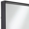 Uttermost Delaney Rectangular Vanity Decorative Wall Mirror Modern Matte Black Iron Frame 24" Wide for Bathroom Bedroom Living Room House Entryway - 3 of 4