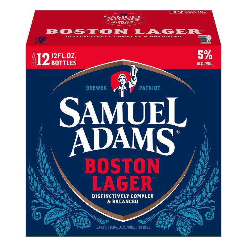 Samuel Adams Boston Lager Beer - 12pk/12 fl oz Bottles, 5 of 11