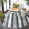 Malibu MBU821 Power Loomed Machine Washable Skid-Resistant Indoor Rugs - Safavieh - 2 of 4