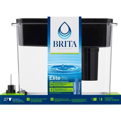 Brita Extra Large 27-Cup UltraMax Filtered Water Dispenser with Filter - Jet Black_2