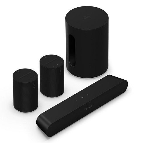 Sonos Immersive Set with Ray Compact Soundbar, Sub Mini Wireless