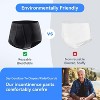 CARER Mens Incontinence Underwear Washable Reusable Men's Bladder Control Briefs - Medium Absorbency 2pk Black - 4 of 4