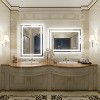 Apmir Super Bright Front & Back LED Lighted Anti-Fog Tempered Glass Bathroom/Vanity Mirror with ETL & 3-Year Warranty - 4 of 4