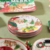 Certified International (Set of 4) 11" Santa's Retro Christmas Dinner Plates - 3 of 4