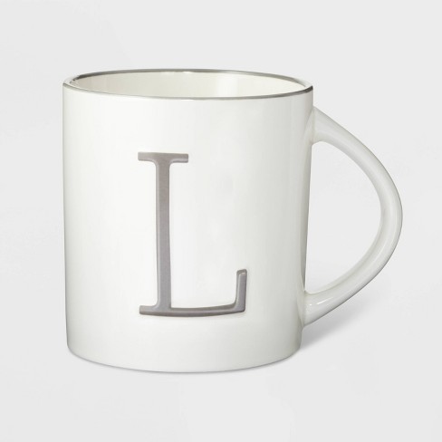 Initial Mug - Letter H - 15oz Ceramic Cup - Office Mug - Right-Handed –  LetterLuxe