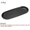 Unique Bargains Stainless Steel Cosmetics Candles Dessert Decorative Trays 4 Pcs - 3 of 4