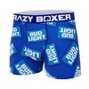 Mens Crazy Boxer Bud Light Repeating Logo Boxer Briefs - 2 of 4
