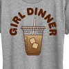 Women's - Instant Message - Iced Coffee Girl Dinner Short Sleeve Graphic T-Shirt - 2 of 4