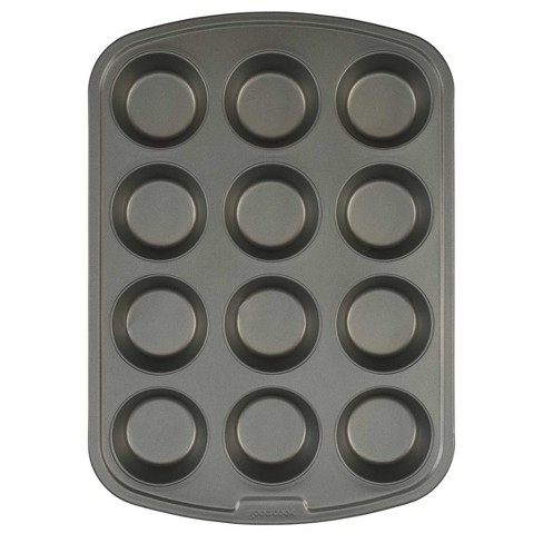 Silicone Muffin Pan Set,6 Cup Large Silicone Cupcake Pan,Non-Stick Jumbo  Muffin Pan,Food Grade Baking Cups - Make 12 large 3-inch Muffins 