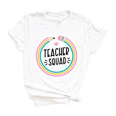 Simply Sage Market Women's Teacher Squad Pencil Short Sleeve Graphic Tee