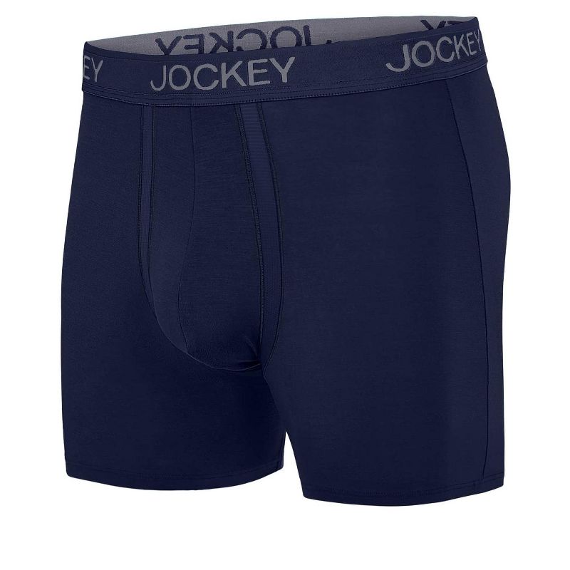 Jockey Men's Chafe Proof Pouch Ultra Soft Modal 6" Boxer Brief, 3 of 7