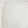 ORRD Ivory White Metal Frame Tufted Teddy Glider Chair - 4 of 4