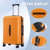 Lyngins 3-Piece Vertical Stripe Family Hardside Luggage Set – 20" Carry on Luggage, 24" & 28" Spinner Suitcases, Waterproof Anti-Scratch ABS Shell - 4 of 4