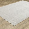 Oriental Weavers Montecito 8111W Grey / White Indoor Area Rug - 5'3" x 7'6" - 3 of 4