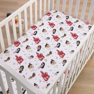 Disney Princess Fitted Crib Sheet