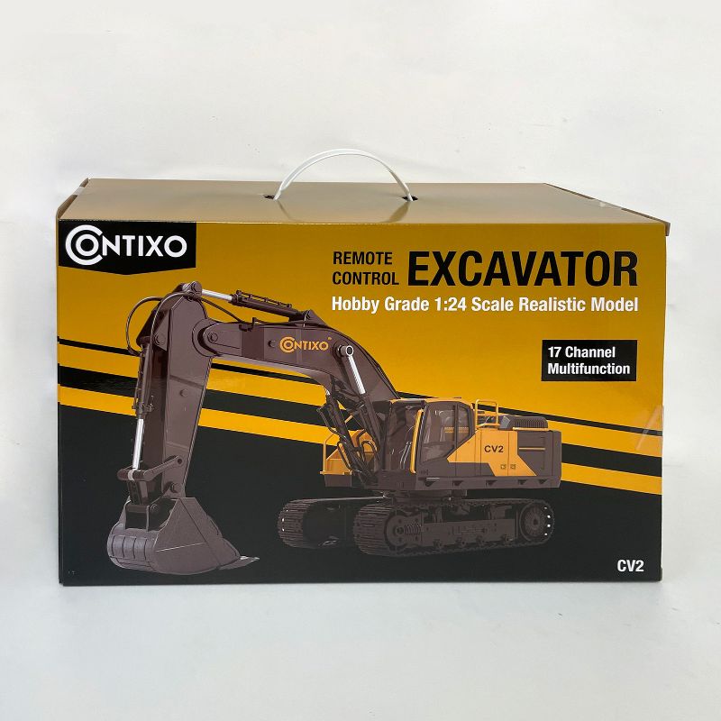 Contixo CV2 RC Excavator -Hobby Grade Construction Vehicle -1:24 Scale with 17 Channels, 4 of 14