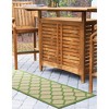 Unique Loom    Outdoor Trellis Moroccan Area Rug - 3 of 4