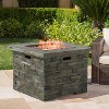 VYNXARIA 35" Square MGO Fire Pit - 40,000 BTU for Cozy Gatherings and Modern Outdoor Ambiance - 2 of 4