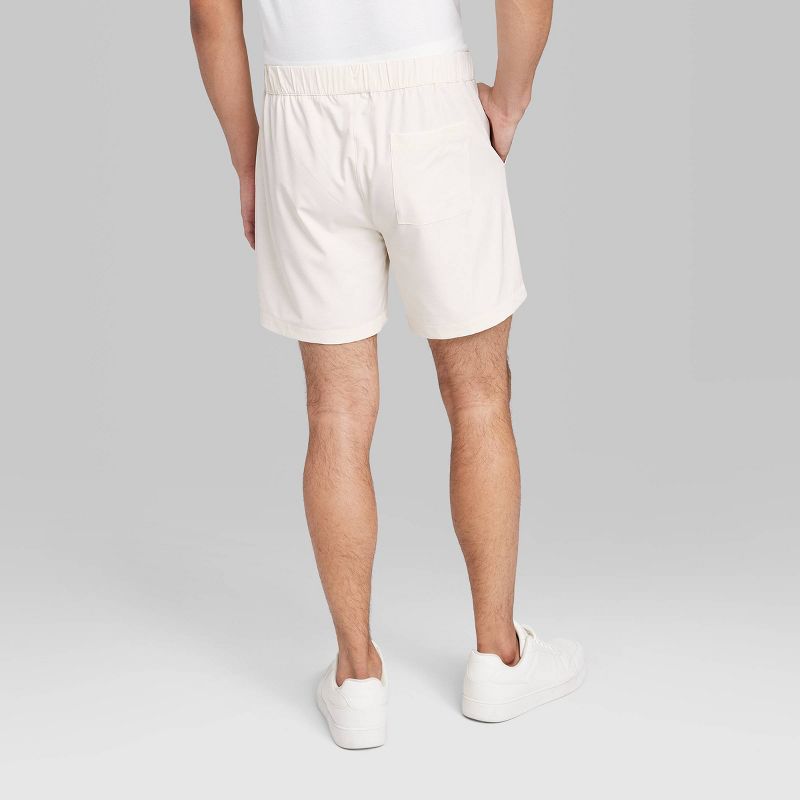Men's 6" Regular Fit Pull-On Shorts - Original Use™ Cream, 4 of 6