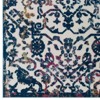 Modway Reflect Primrose Ornate Floral Lattice 8x10 Indoor/Outdoor Area Rug - Ivory,Dark Blue,Multicolored - 2 of 4