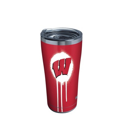 NCAA Wisconsin Badgers 20oz Graffiti Stainless Steel Tumbler